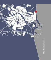 Mapa Estación de Bombeo de Malvarrosa